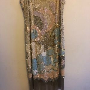 Vintage Prom Beaded dress 4 or 6